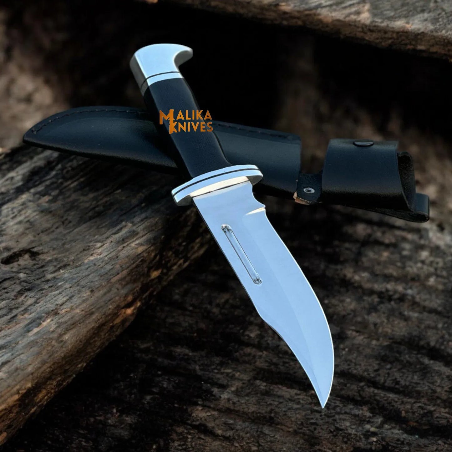 Clip Point Bowie Knife 6” D2 Steel | G10 Handle