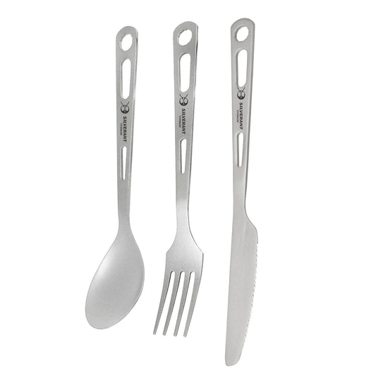 Titanium 3-Piece Cutlery Set (Knife, Fork and Spoon)