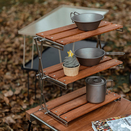 V.I.P. Folding Camp Storage Rack