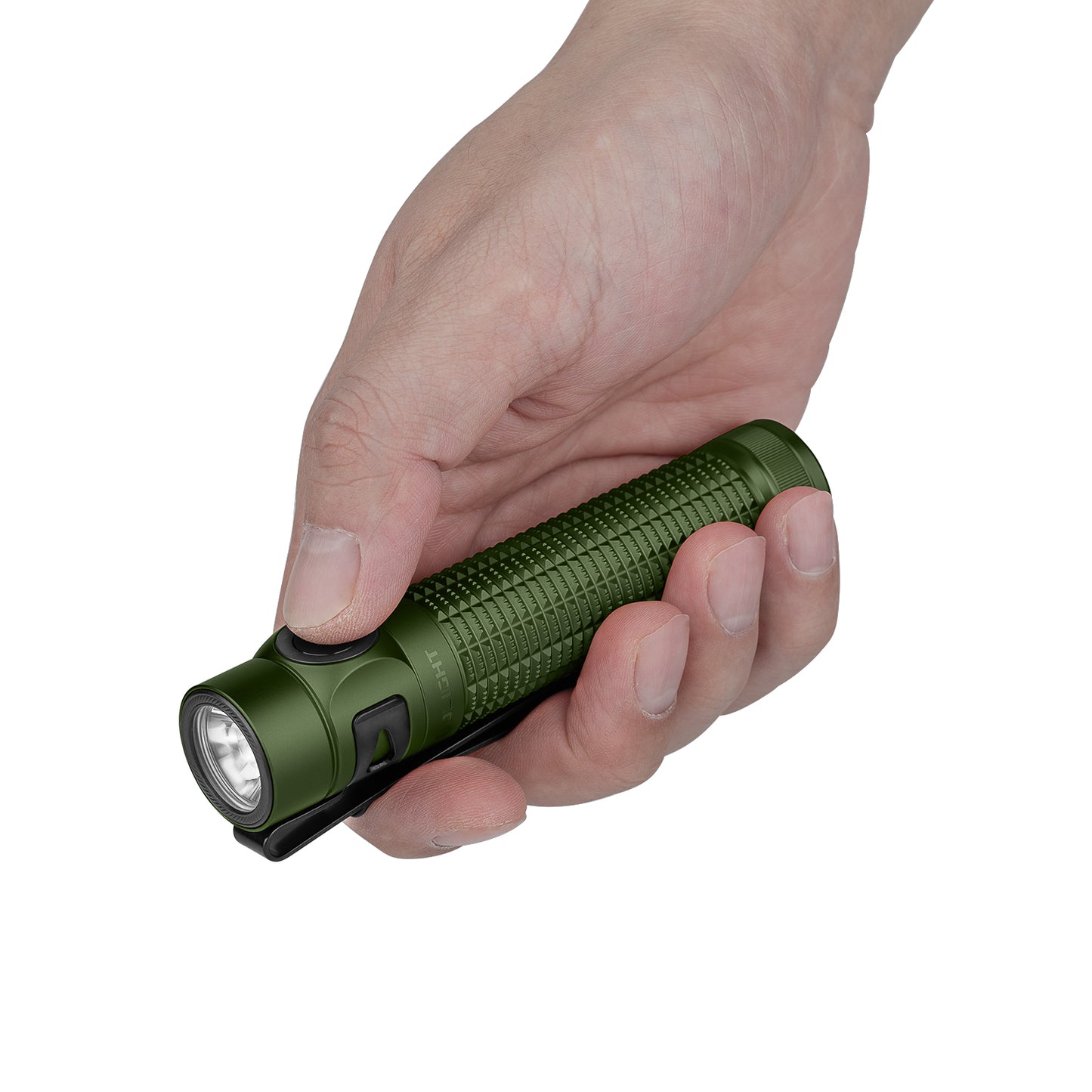 Baton 4 Pro EDC flashlight 1500 1600 Lumens OD Green