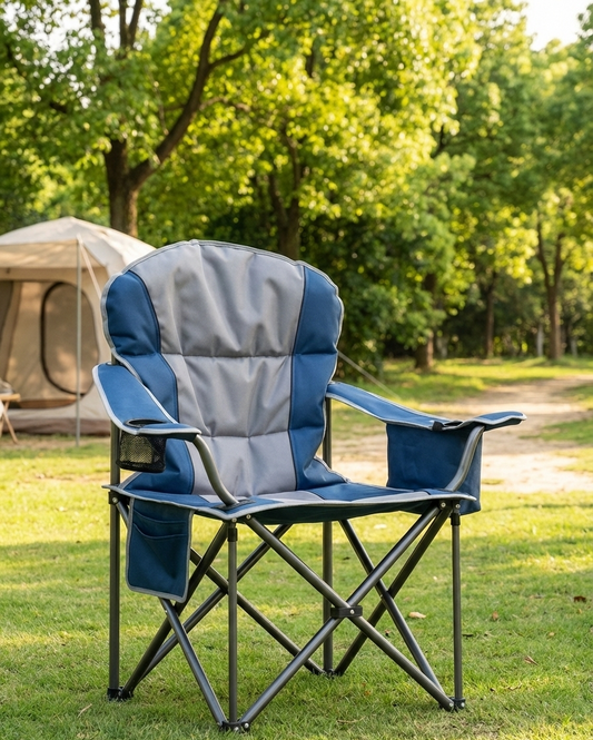 500 lb Heavy-Duty Folding Camp Chair