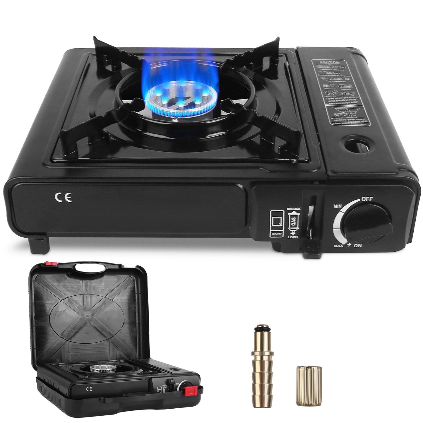 3300W Dual-Fuel Portable Camping Stove