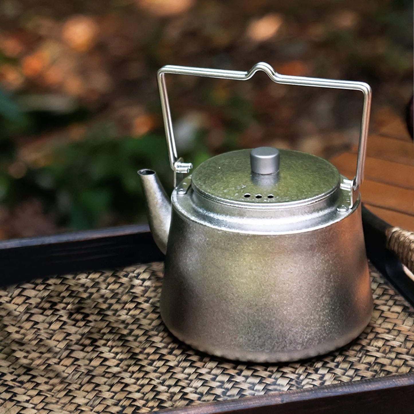 Titanium 900ml / 30.43 fl oz Bushcraft Kettle - Crystallized