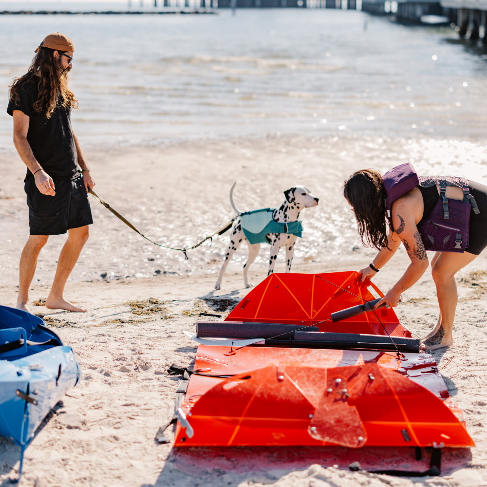 Tucktec Pro Folding Kayak | Hard-Shell | 2-minute Set-up | Foldable, Portable Kayak