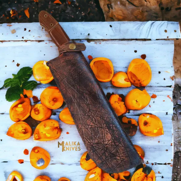 D2 Bowie Knife | Rosewood Handle | Bushcraft Tool.