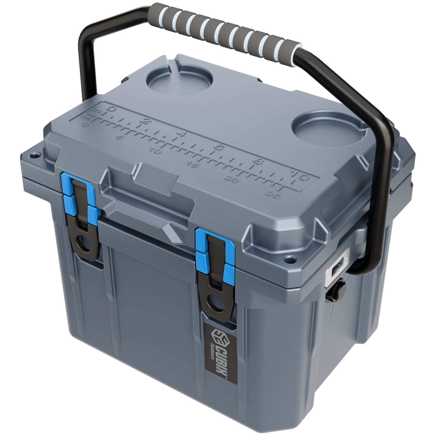 QuadraX 10QT Personal Cooler – Rotomolded Hard Cooler with 72-Hr Ice Retention & Lifetime Warranty