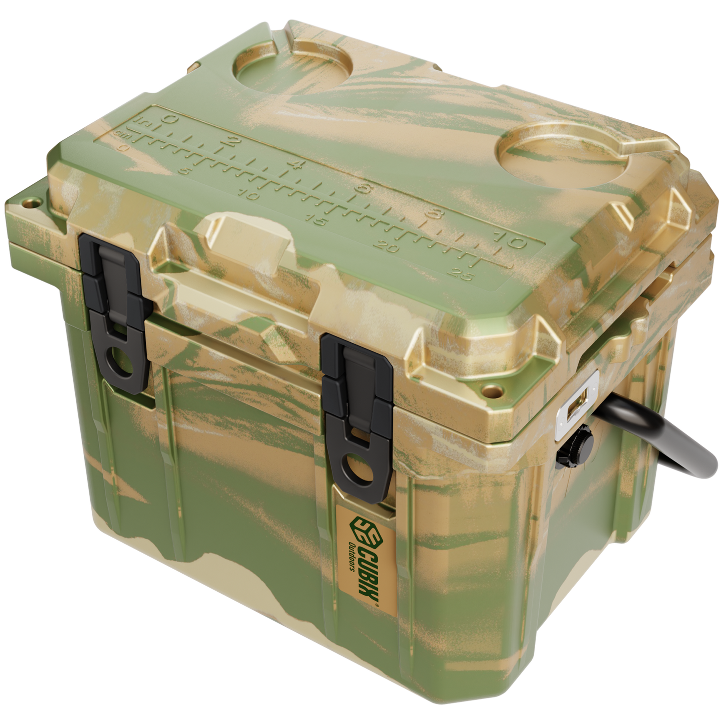 QuadraX 10QT Personal Cooler – Rotomolded Hard Cooler with 72-Hr Ice Retention & Lifetime Warranty