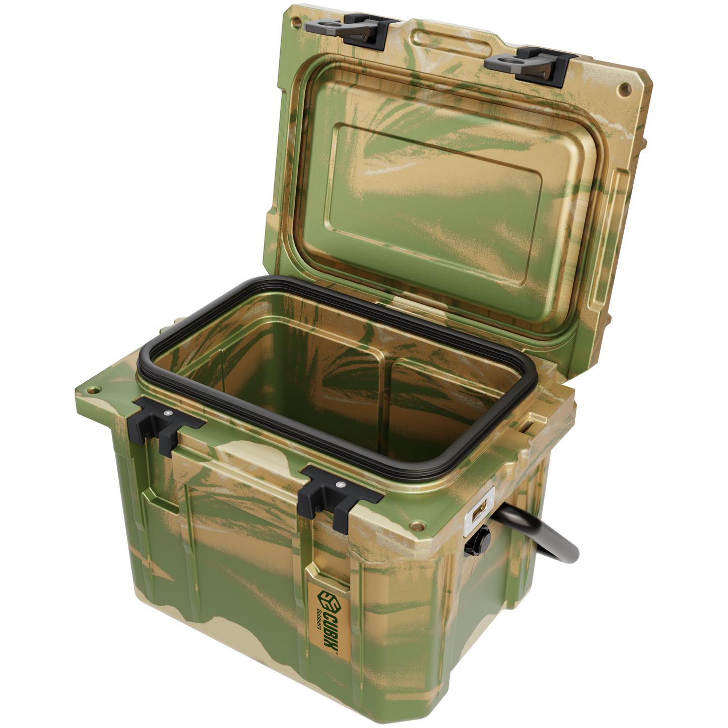 QuadraX 10QT Personal Cooler – Rotomolded Hard Cooler with 72-Hr Ice Retention & Lifetime Warranty
