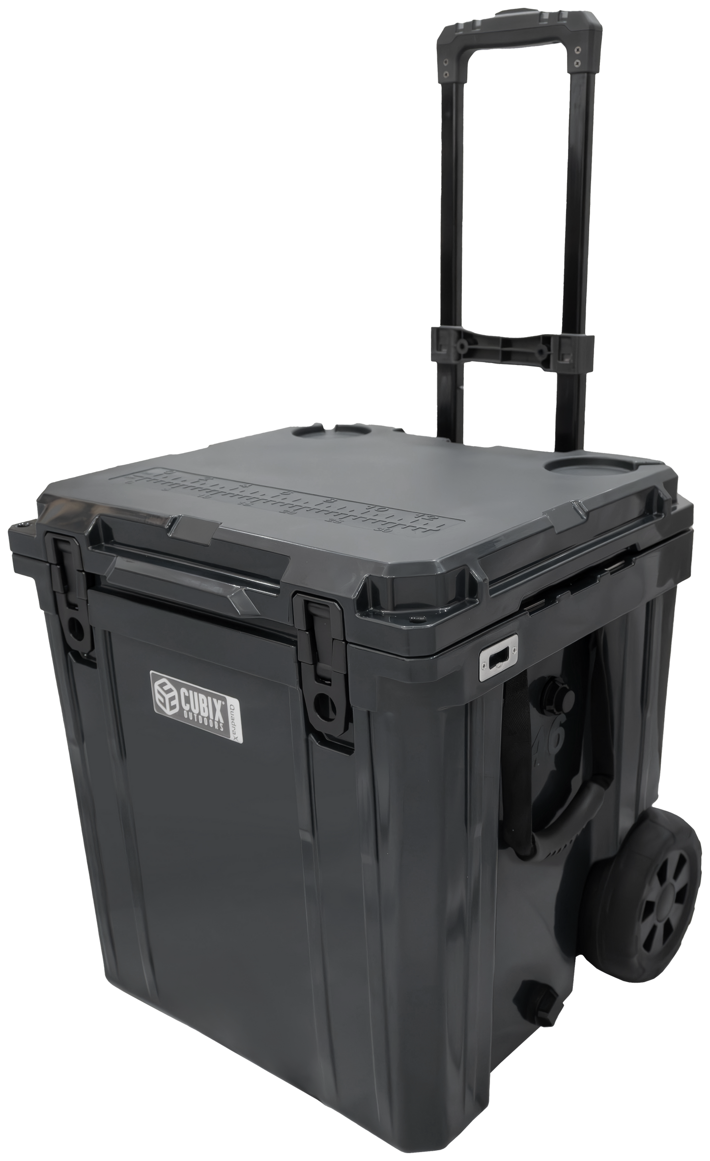 46 Quart Rotomolded Cooler With Wheels - QuadraX