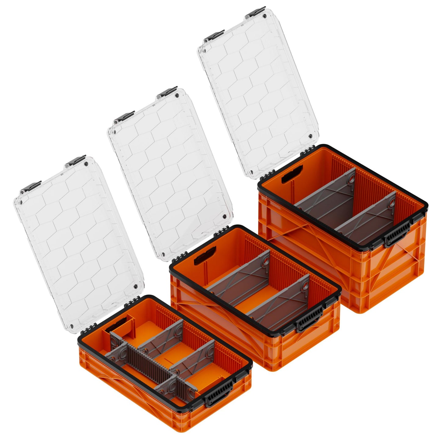 SidioCrate Weather-Resistant Storage Crate 3-Pack