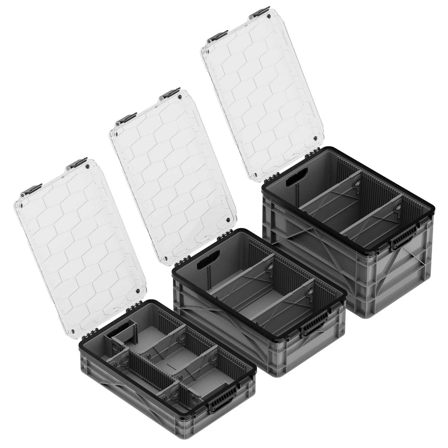 SidioCrate Weather-Resistant Storage Crate 3-Pack