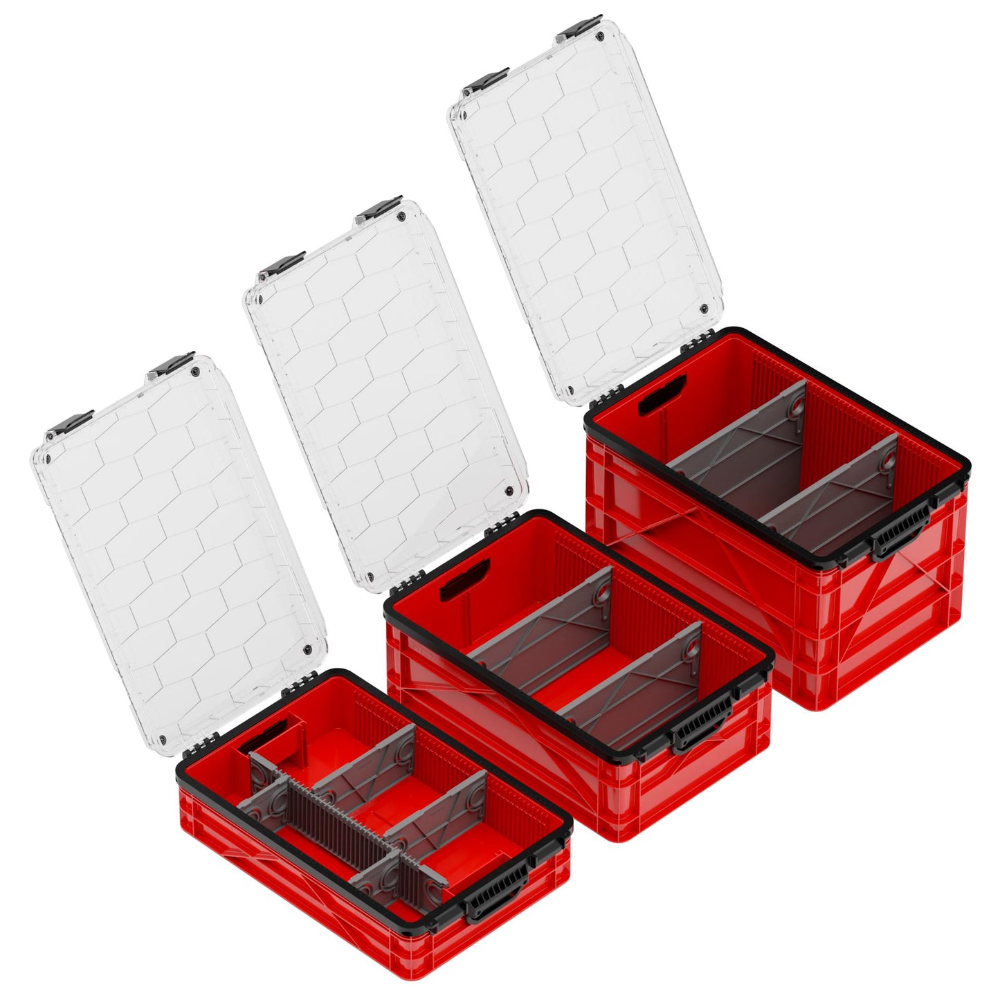 SidioCrate Weather-Resistant Storage Crate 3-Pack
