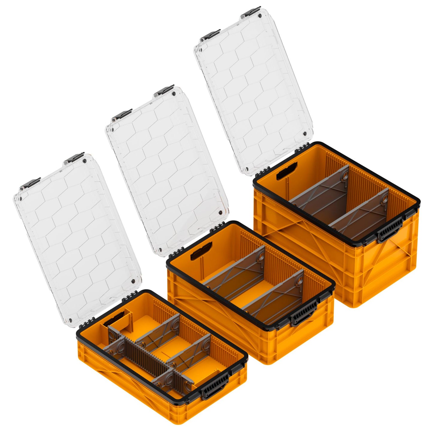 SidioCrate Weather-Resistant Storage Crate 3-Pack