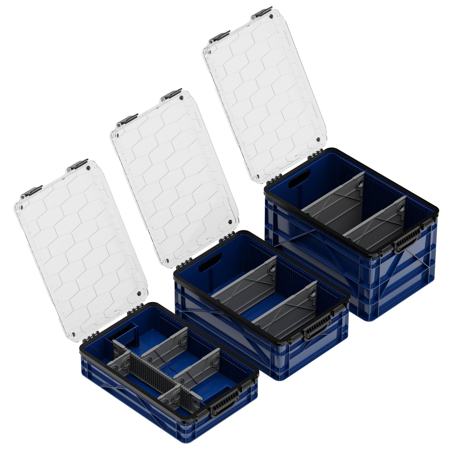 SidioCrate Weather-Resistant Storage Crate 3-Pack