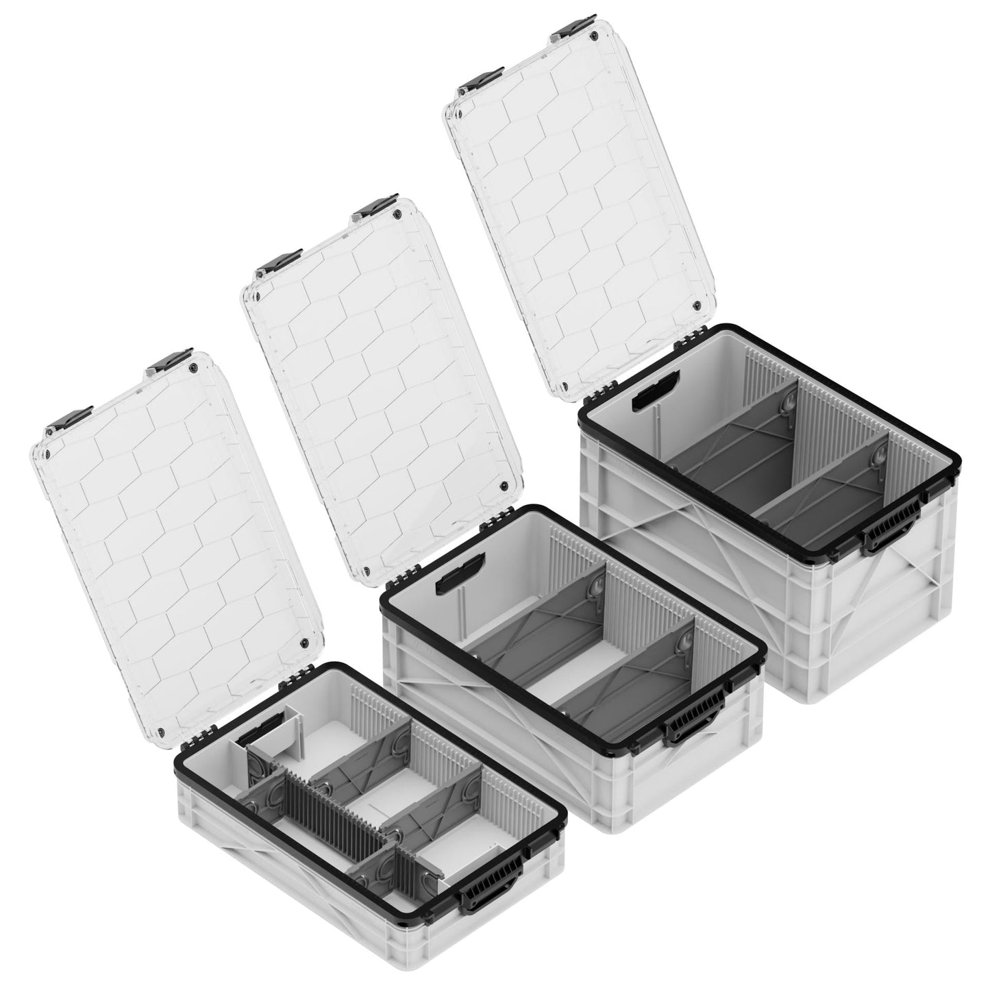 SidioCrate Weather-Resistant Storage Crate 3-Pack