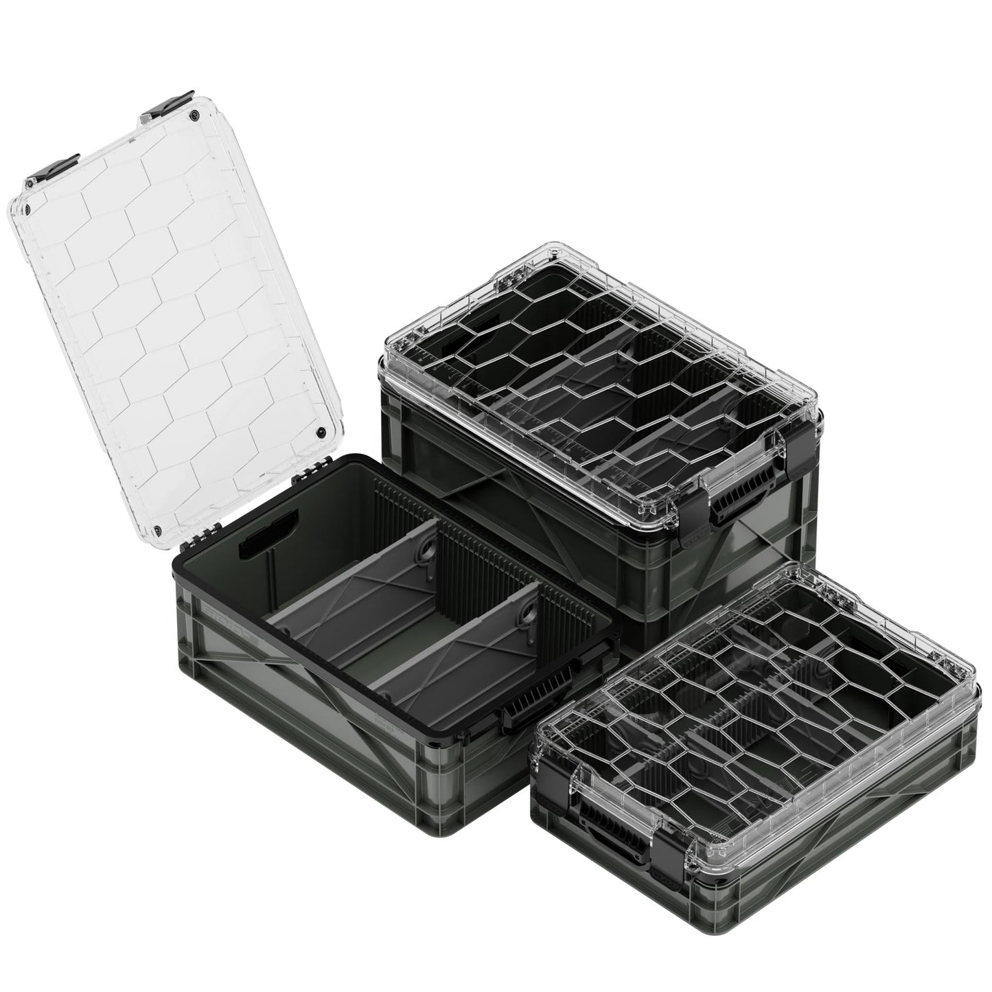 SidioCrate Weather-Resistant Storage Crate 3-Pack