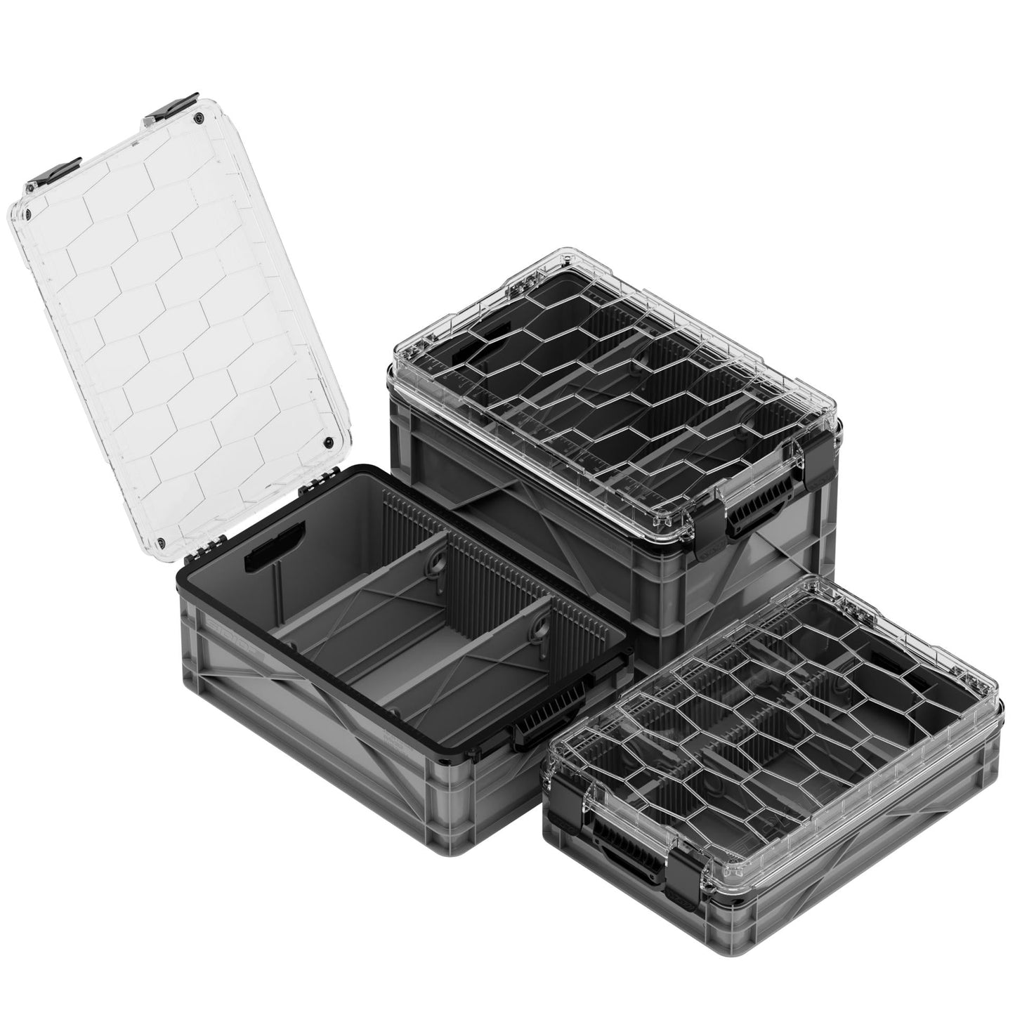 SidioCrate Weather-Resistant Storage Crate 3-Pack