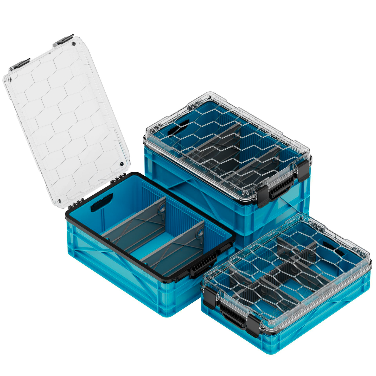 SidioCrate Weather-Resistant Storage Crate 3-Pack