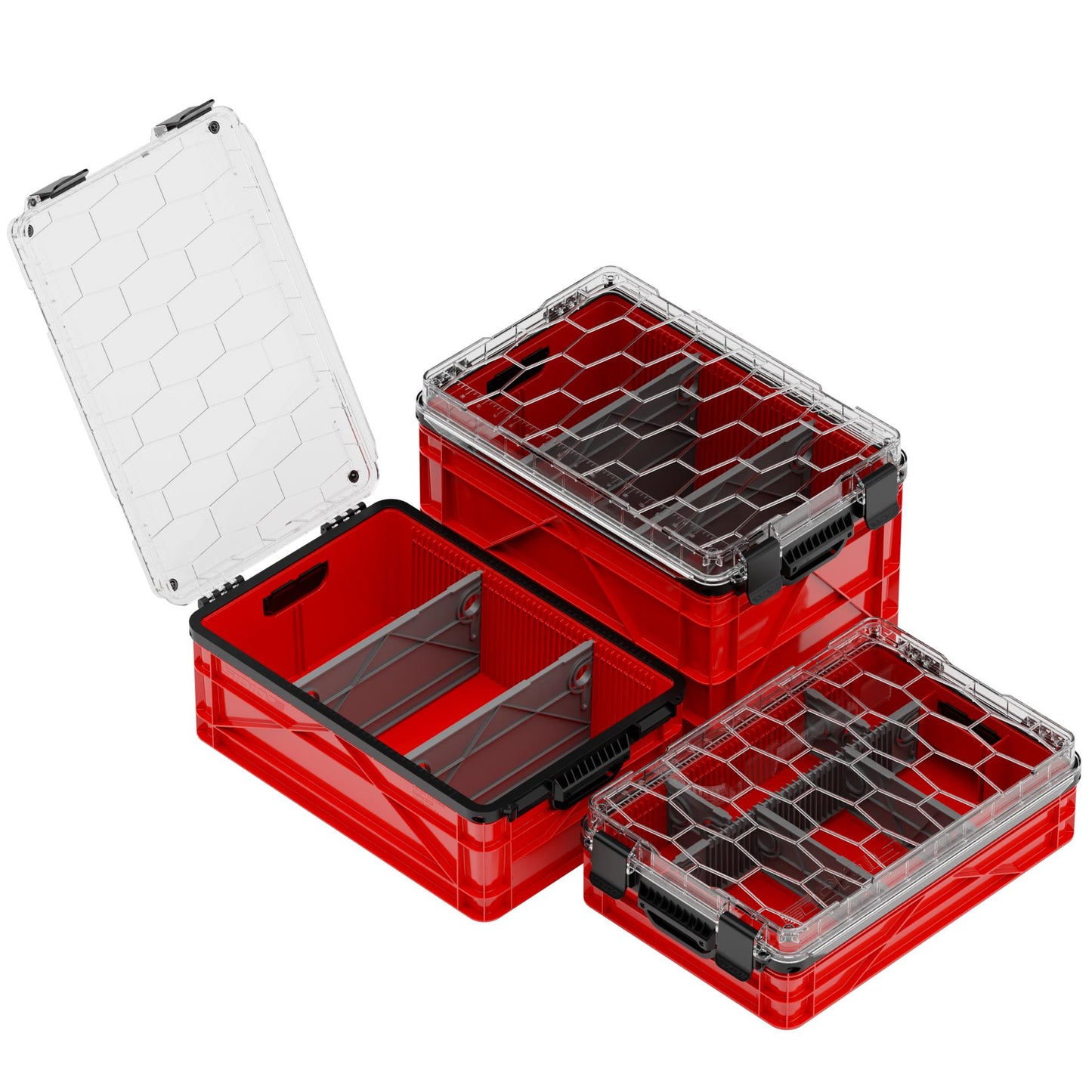 SidioCrate Weather-Resistant Storage Crate 3-Pack