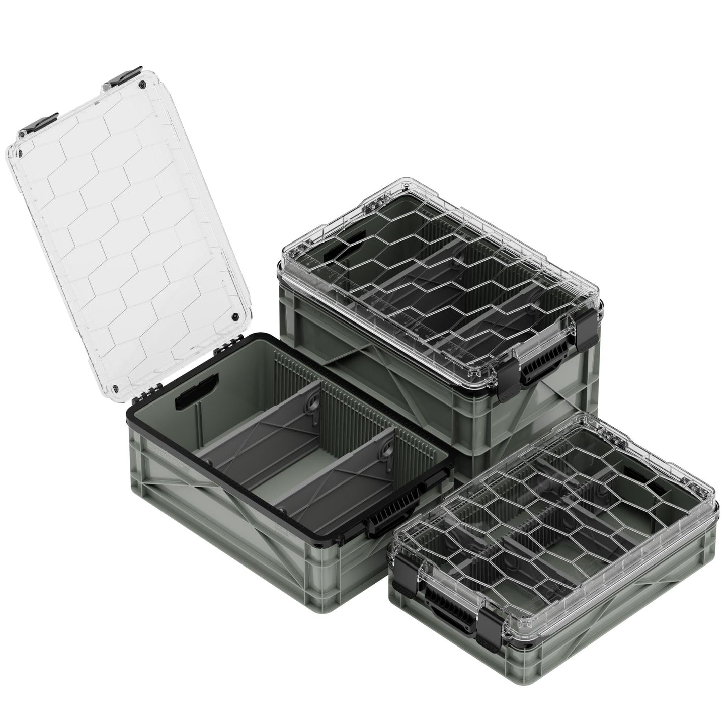 SidioCrate Weather-Resistant Storage Crate 3-Pack