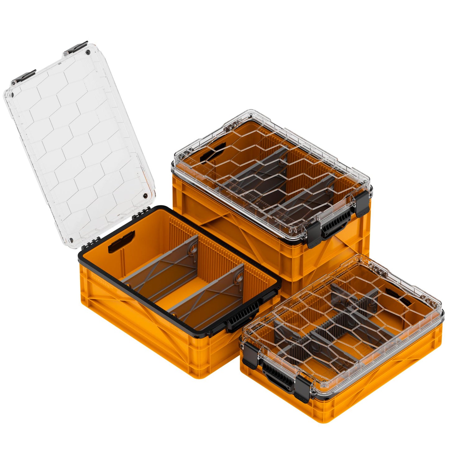 SidioCrate Weather-Resistant Storage Crate 3-Pack