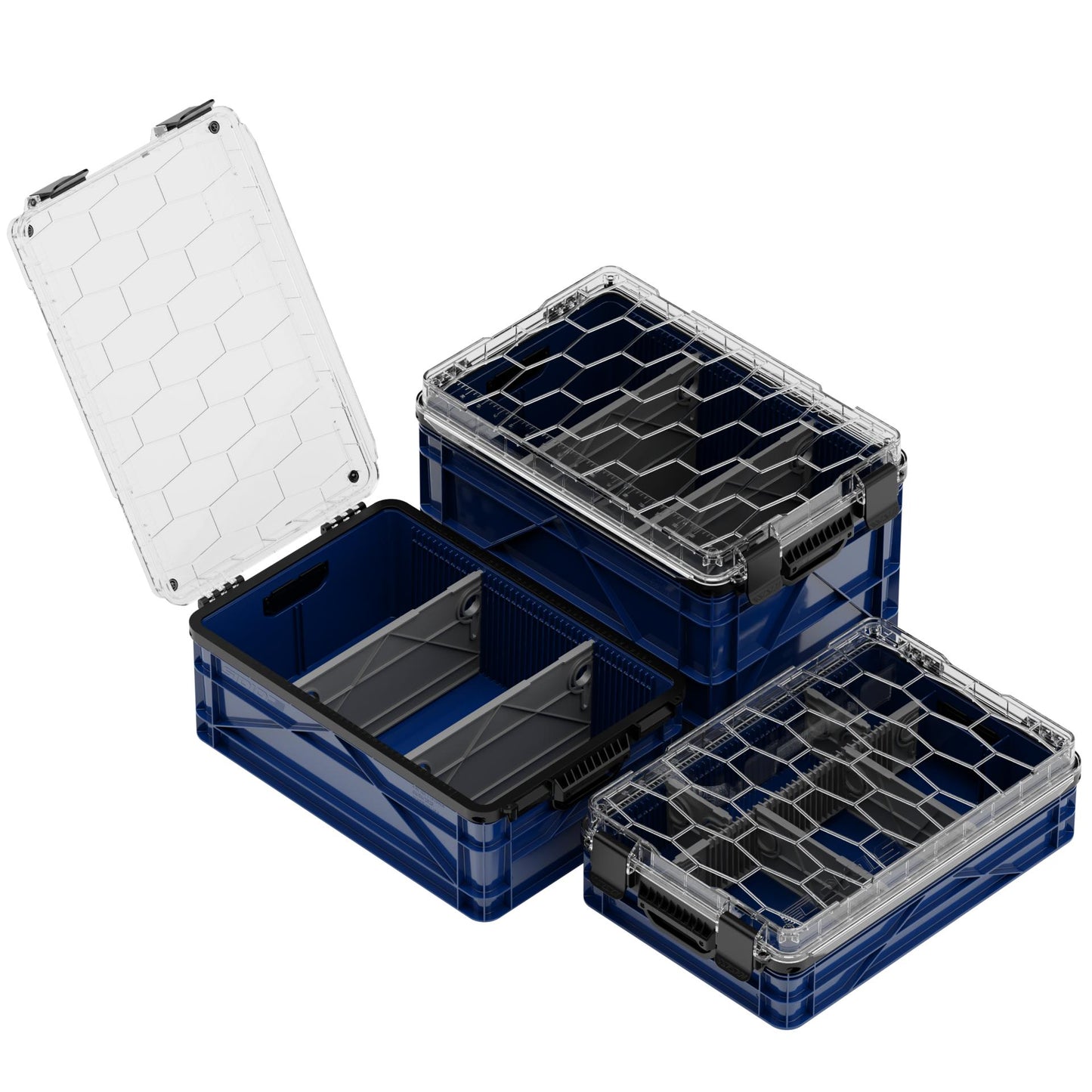 SidioCrate Weather-Resistant Storage Crate 3-Pack