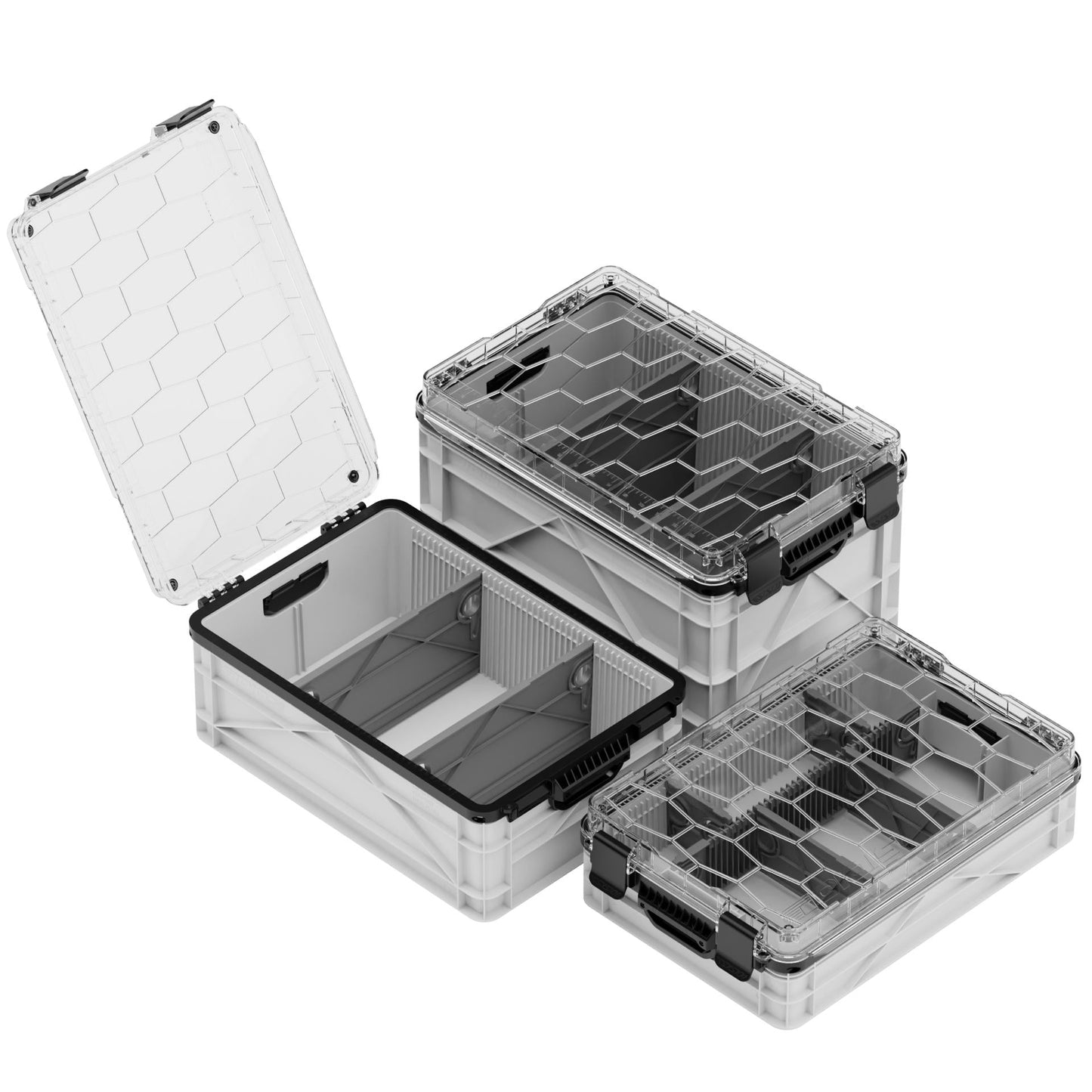 SidioCrate Weather-Resistant Storage Crate 3-Pack