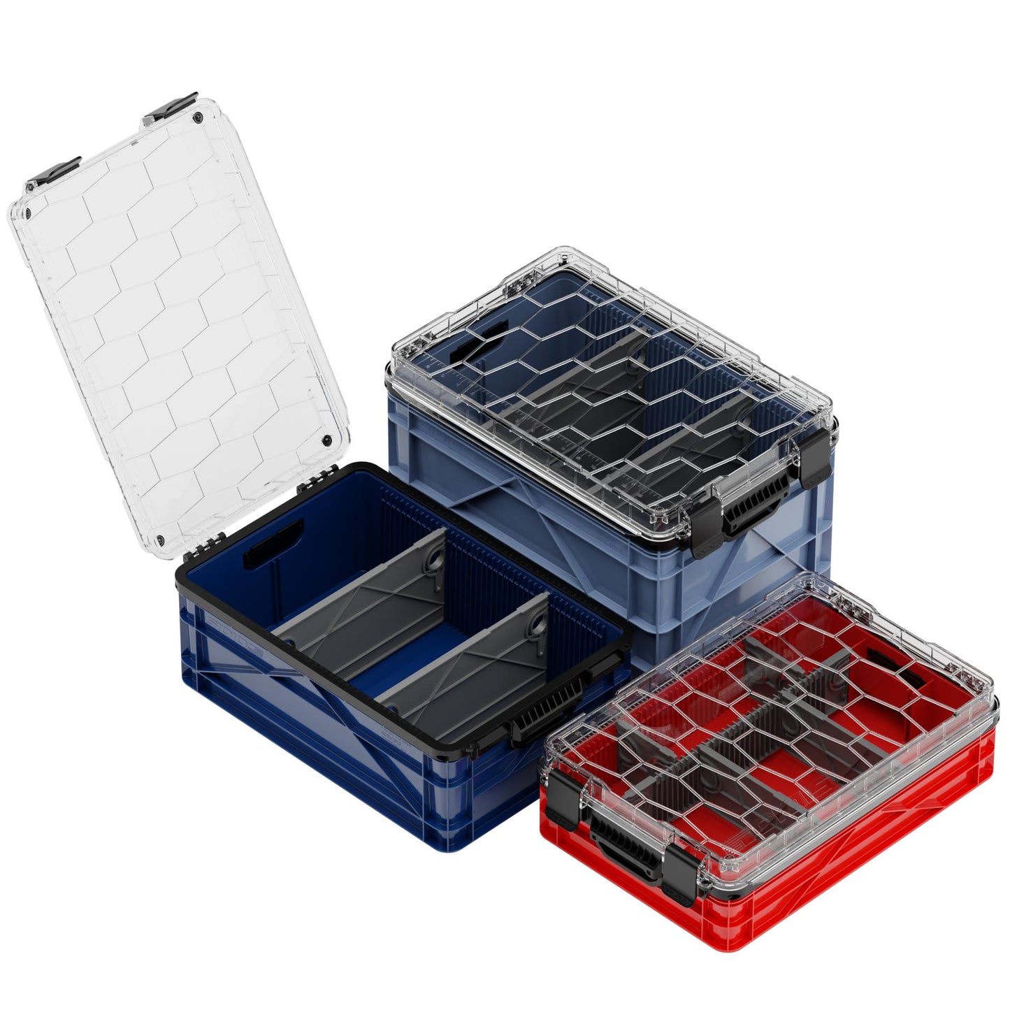 SidioCrate Weather-Resistant Storage Crate 3-Pack