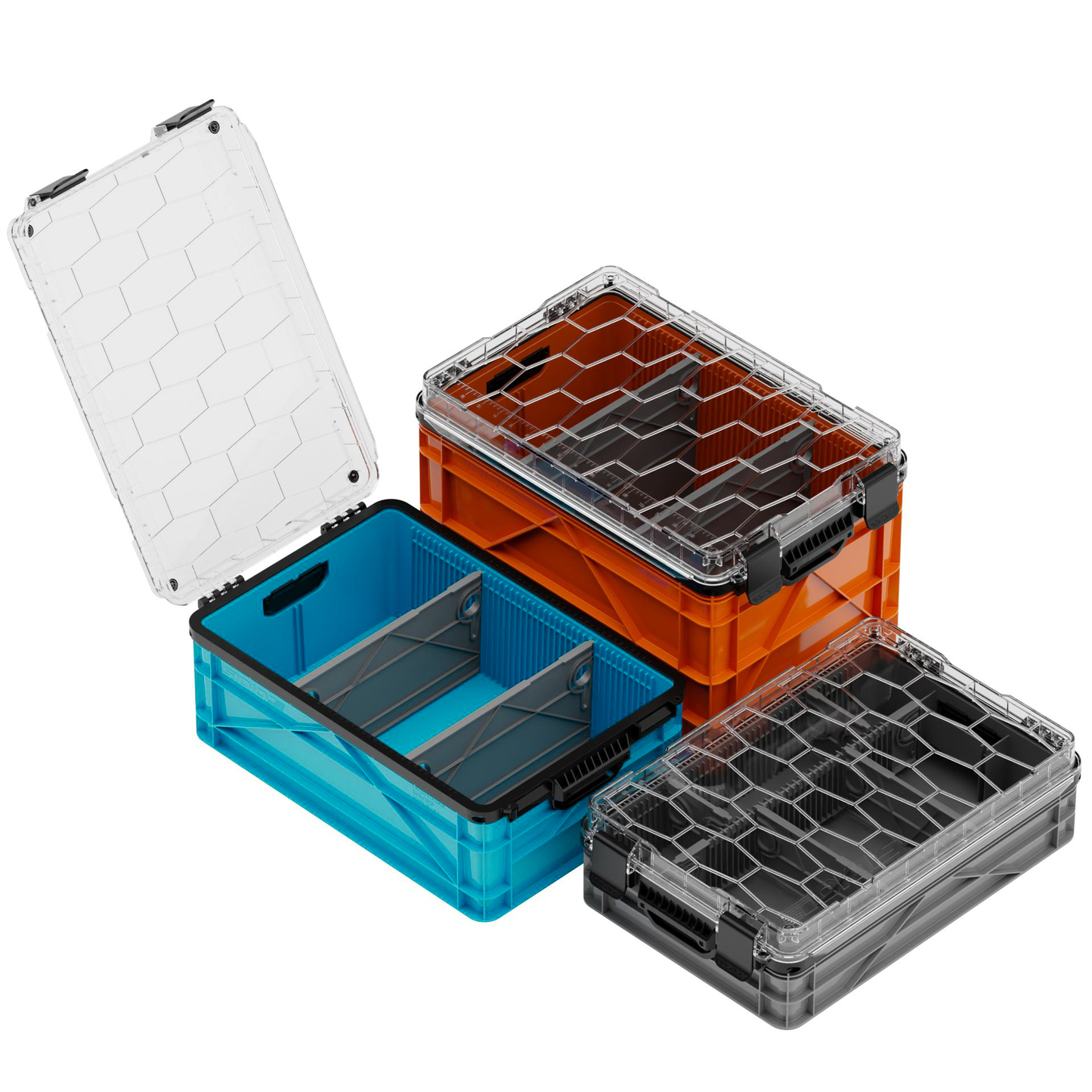 SidioCrate Weather-Resistant Storage Crate 3-Pack