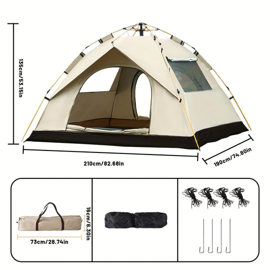 3–4 Person Instant Pop-Up Camping Tent