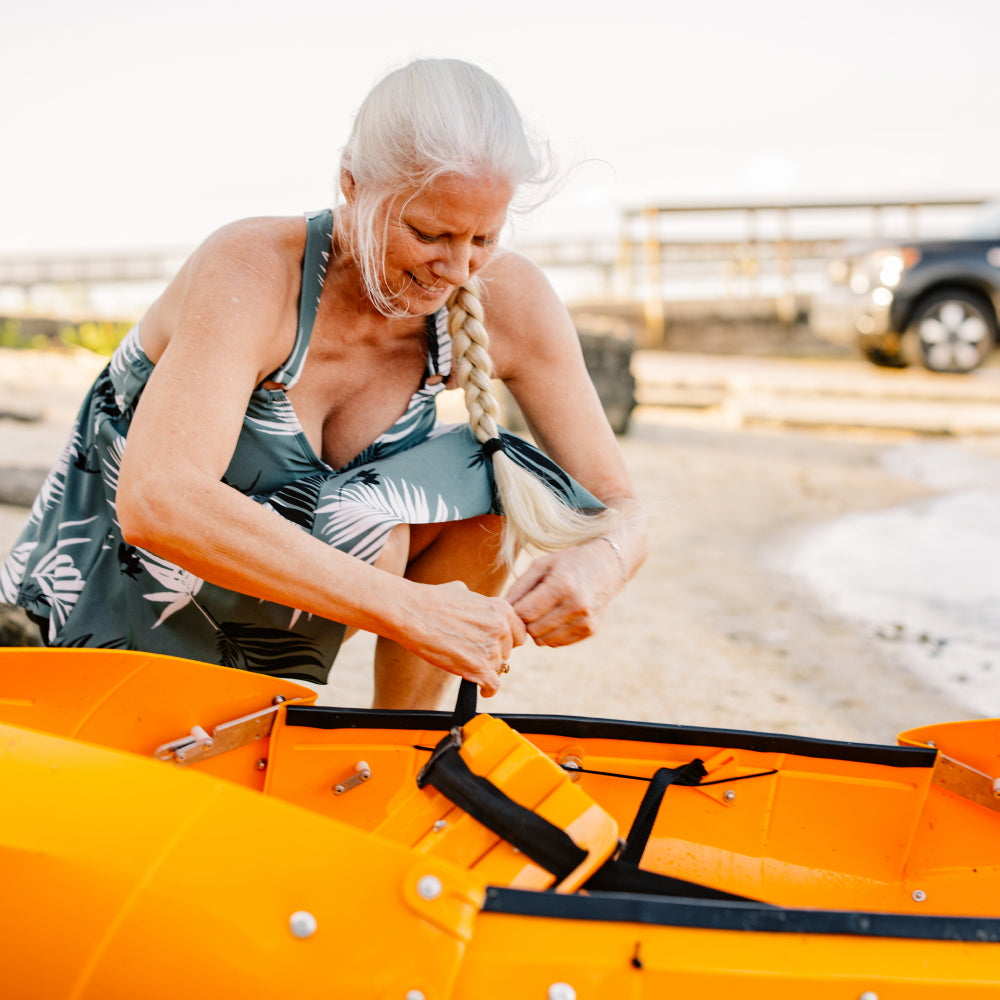 Tucktec Pro Folding Kayak | Hard-Shell | 2-minute Set-up | Foldable, Portable Kayak