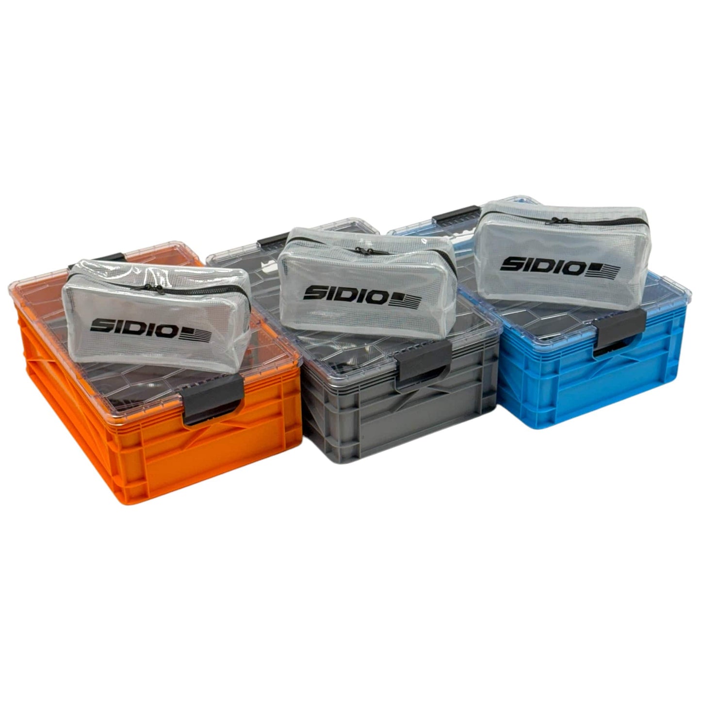 SidioCrate Half Crate 3-Pack Storage System