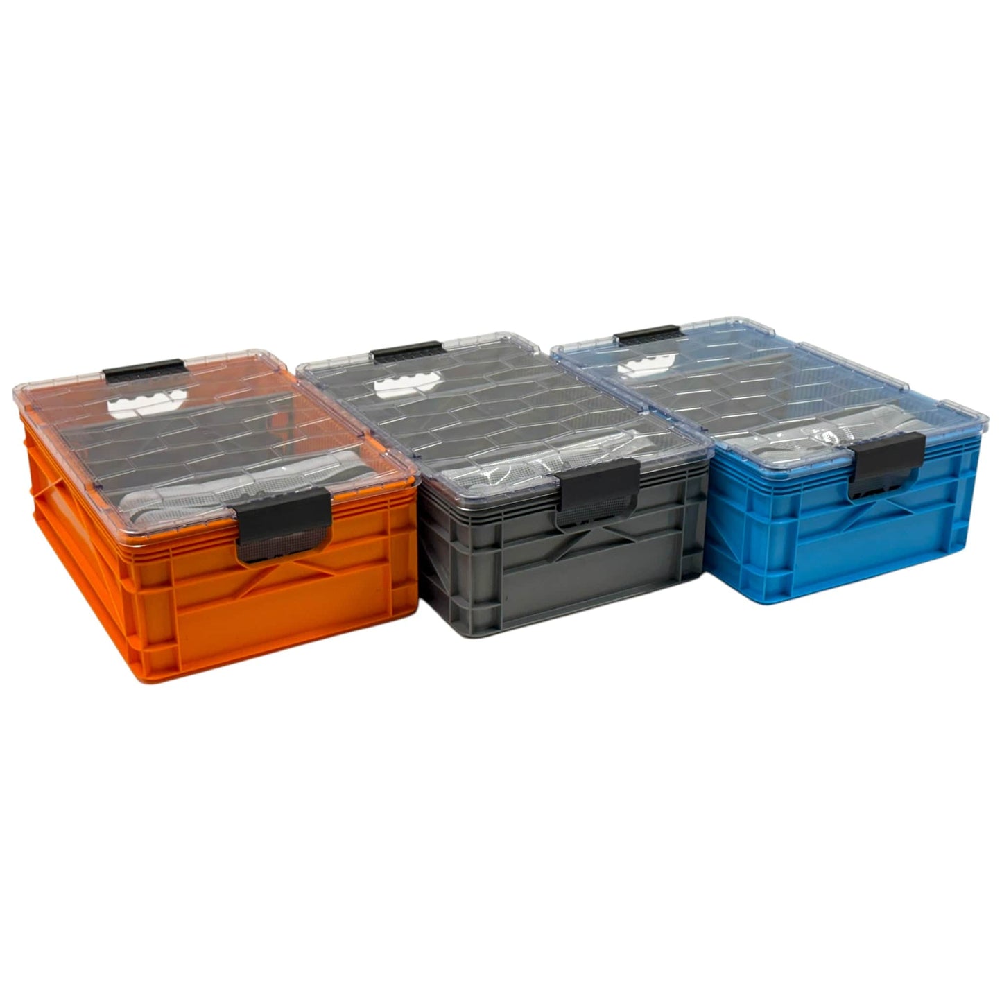 SidioCrate Half Crate 3-Pack Storage System