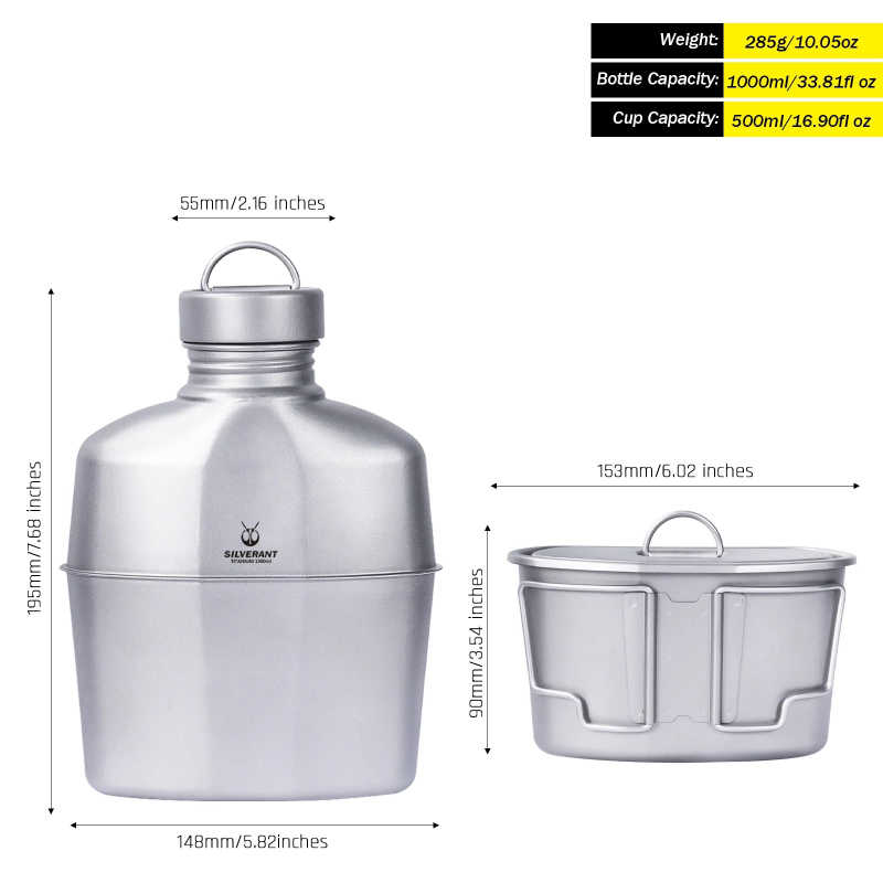 Titanium Military Mess Kit