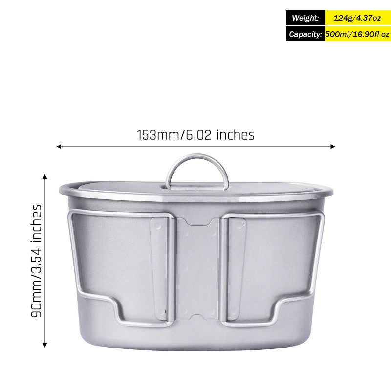 Titanium Military Mess Kit