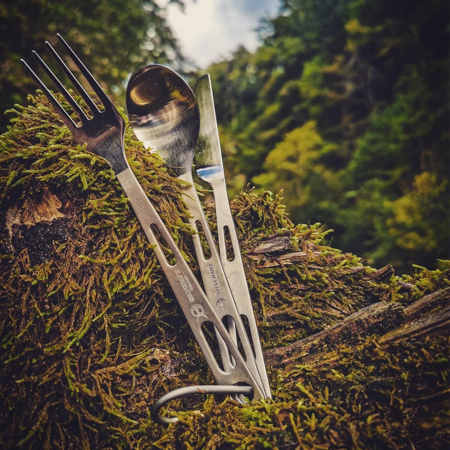 Titanium 3-Piece Cutlery Set (Knife, Fork and Spoon)