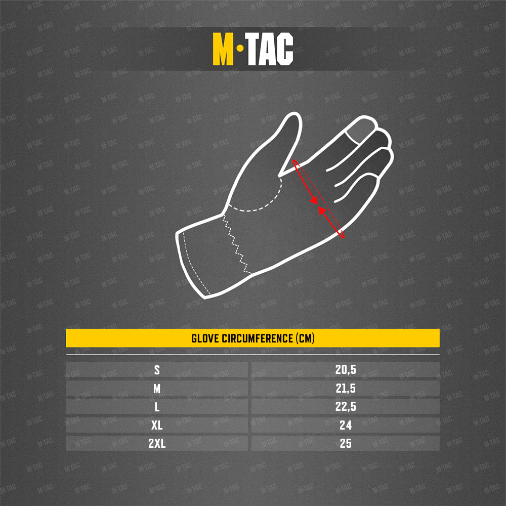 M-Tac Scout Tactical Mk.2 Leather Gloves