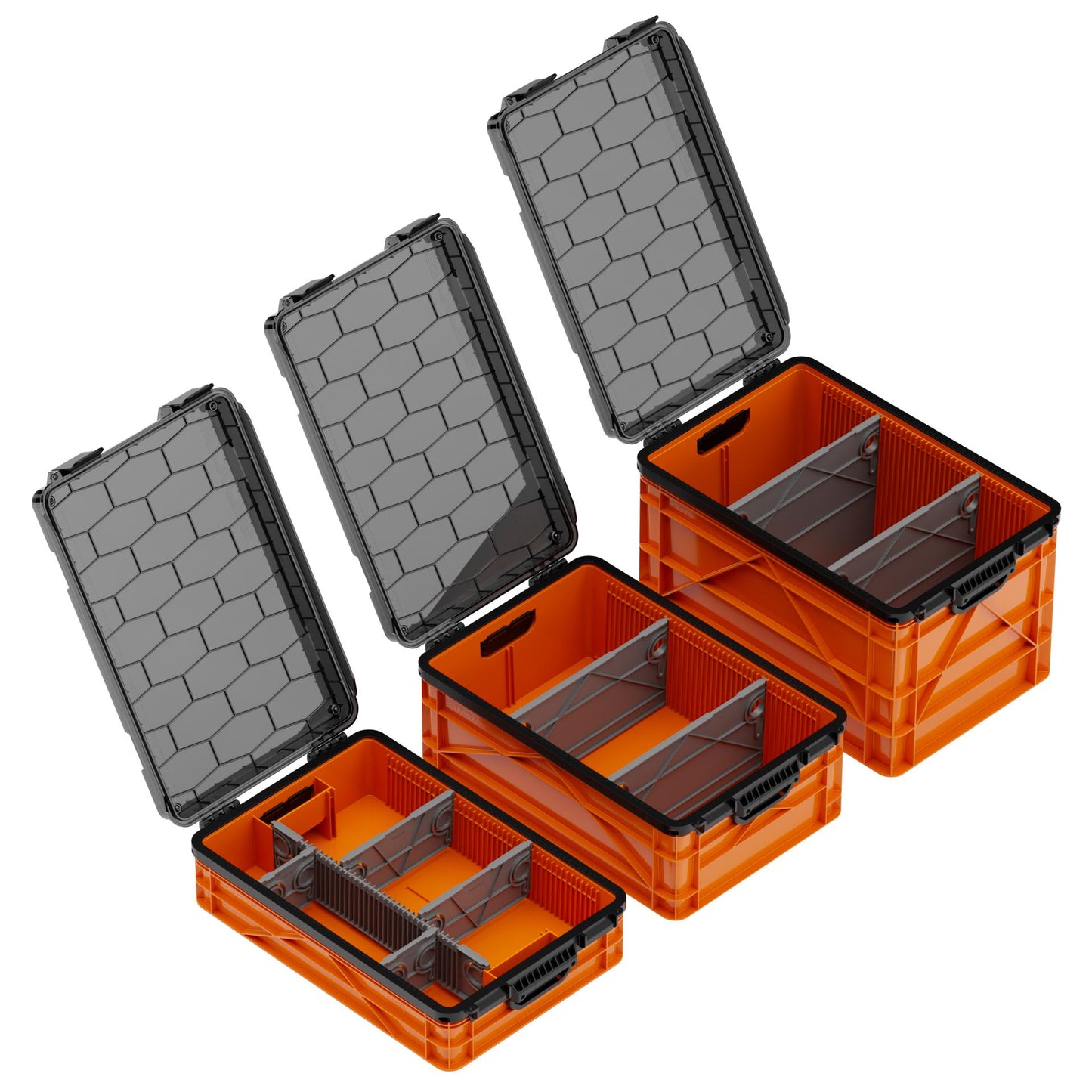 SidioCrate Weather-Resistant Storage Crate 3-Pack