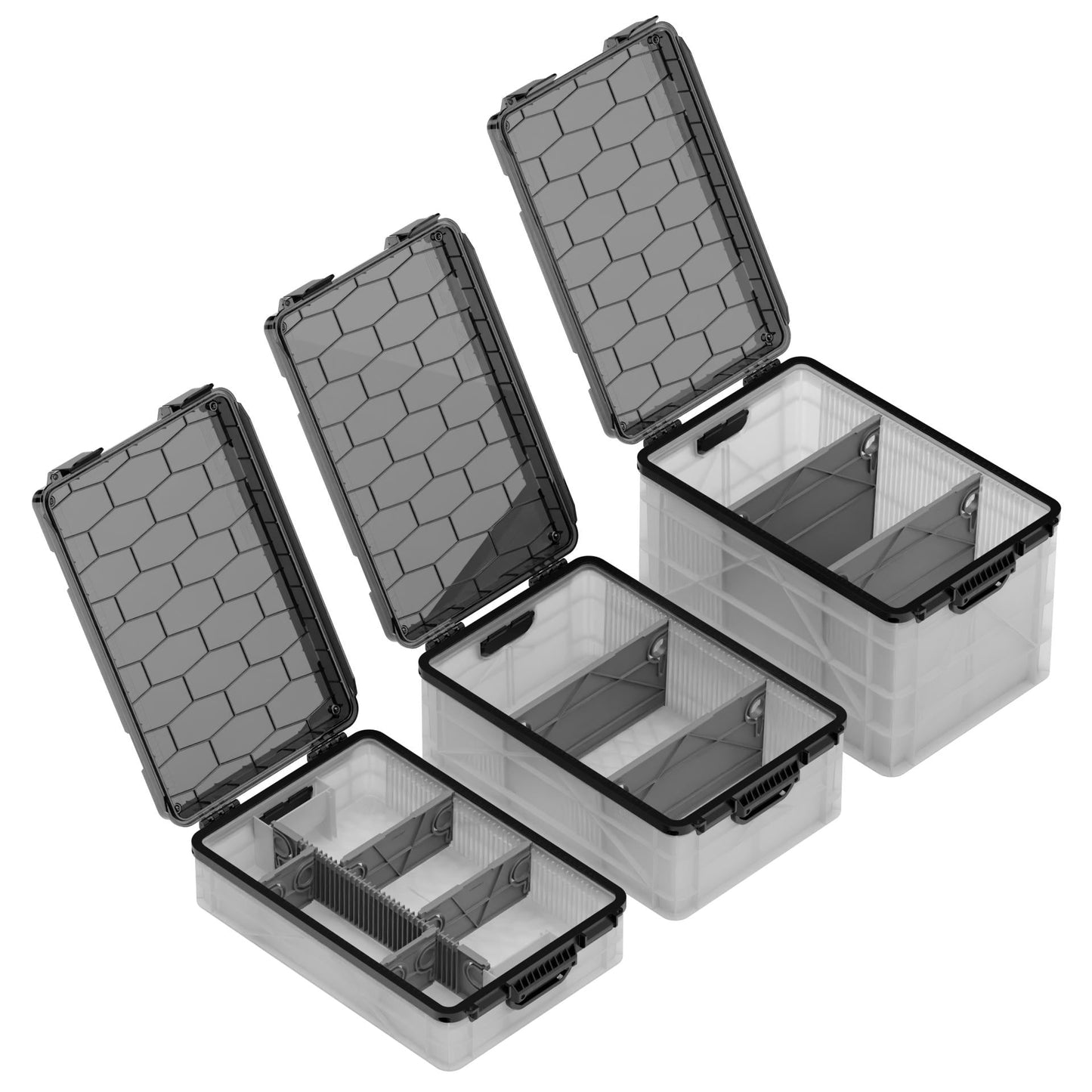 SidioCrate Weather-Resistant Storage Crate 3-Pack