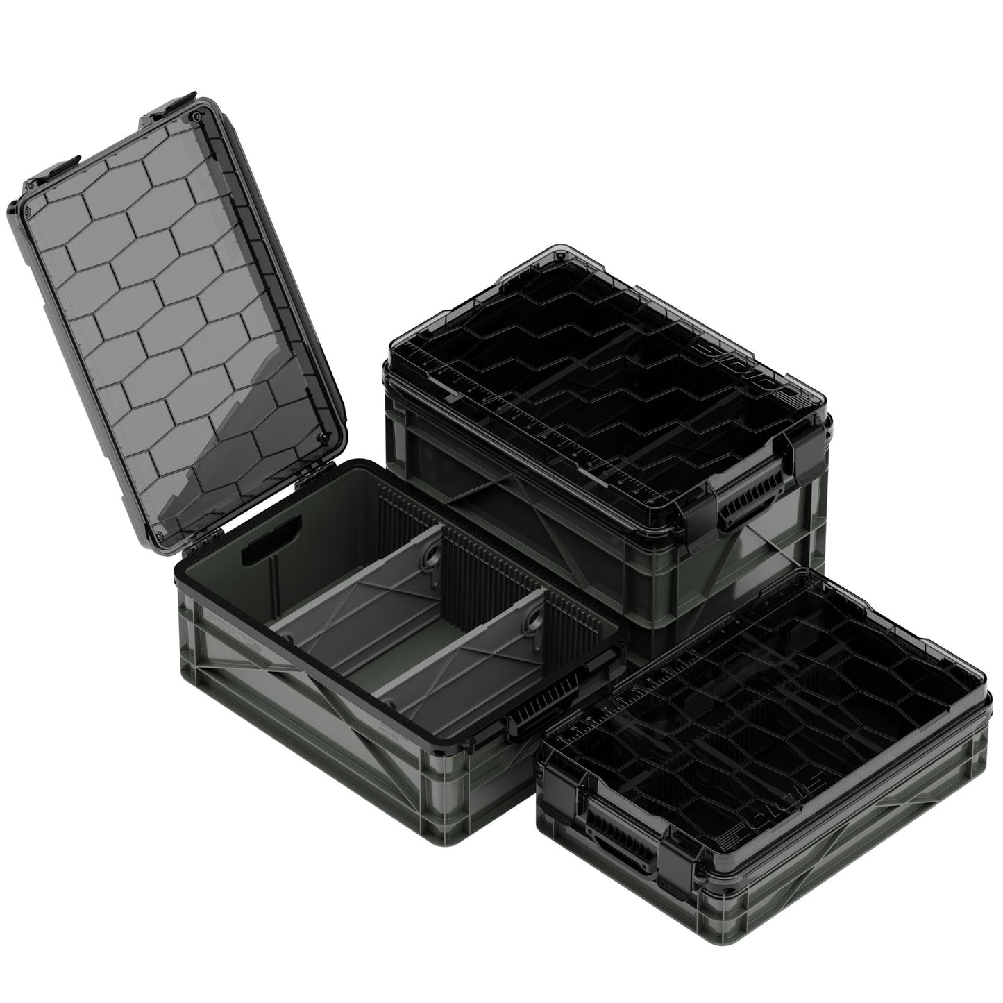 SidioCrate Weather-Resistant Storage Crate 3-Pack