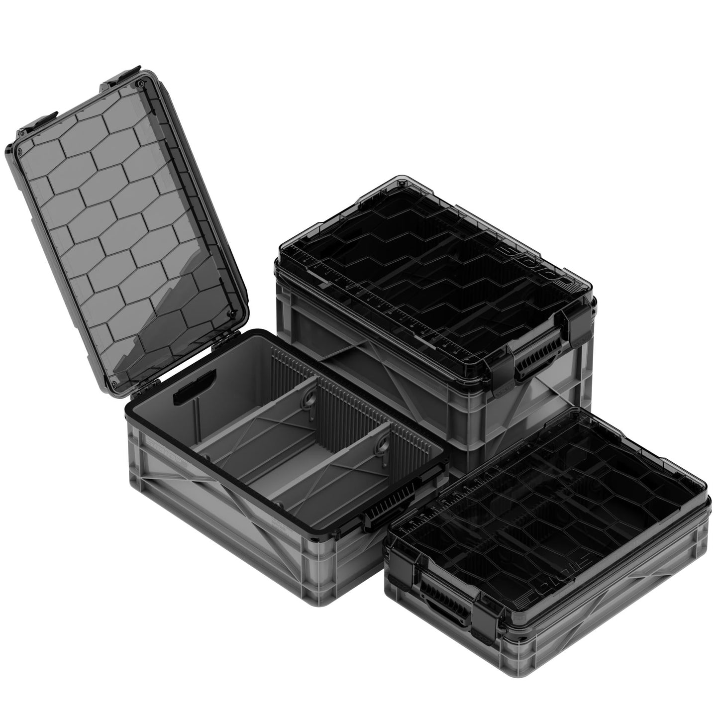 SidioCrate Weather-Resistant Storage Crate 3-Pack