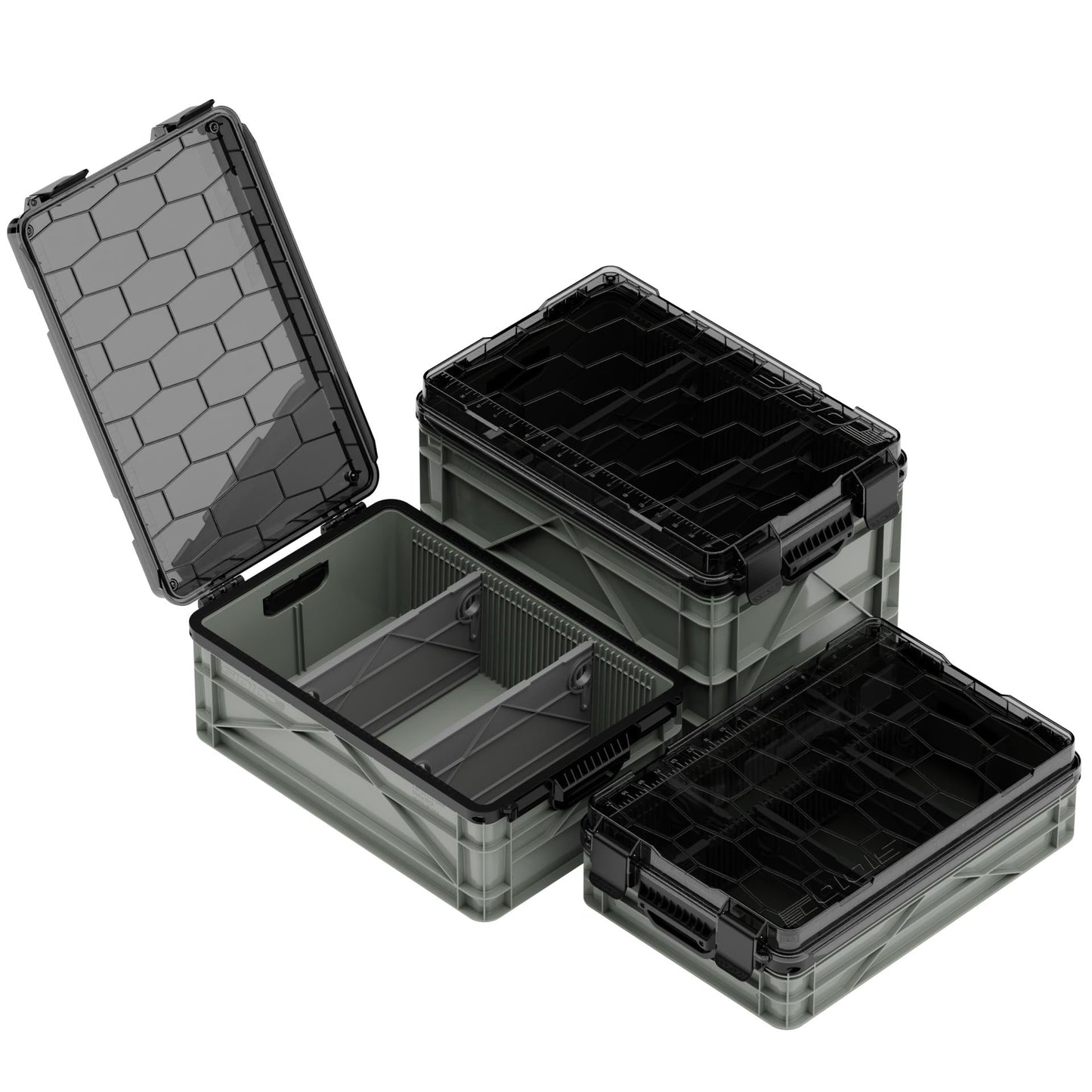 SidioCrate Weather-Resistant Storage Crate 3-Pack