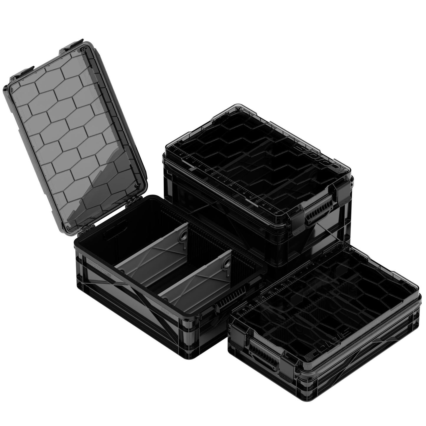 SidioCrate Weather-Resistant Storage Crate 3-Pack
