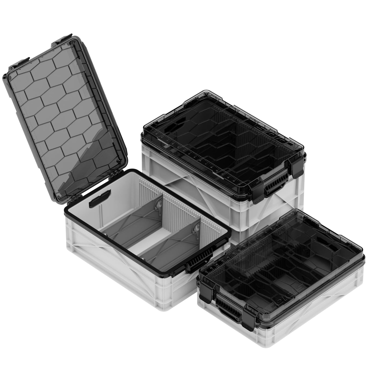 SidioCrate Weather-Resistant Storage Crate 3-Pack
