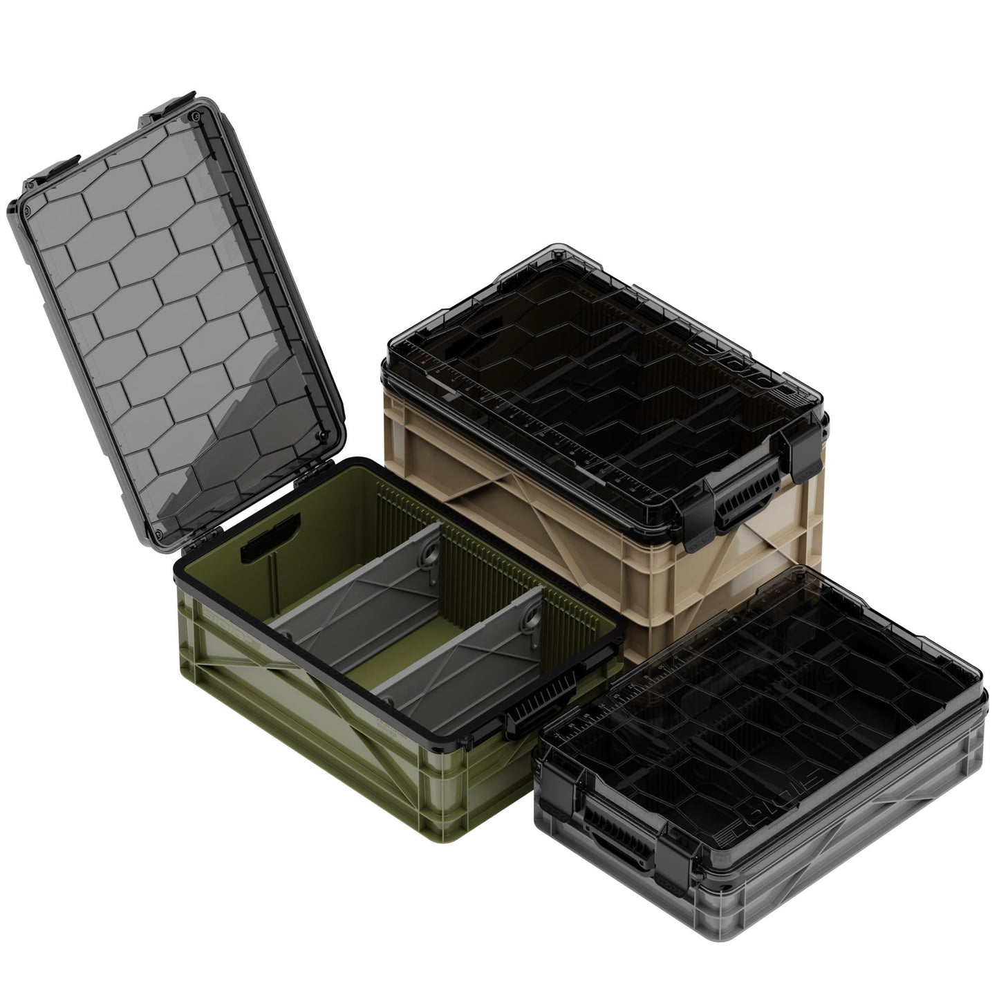 SidioCrate Weather-Resistant Storage Crate 3-Pack