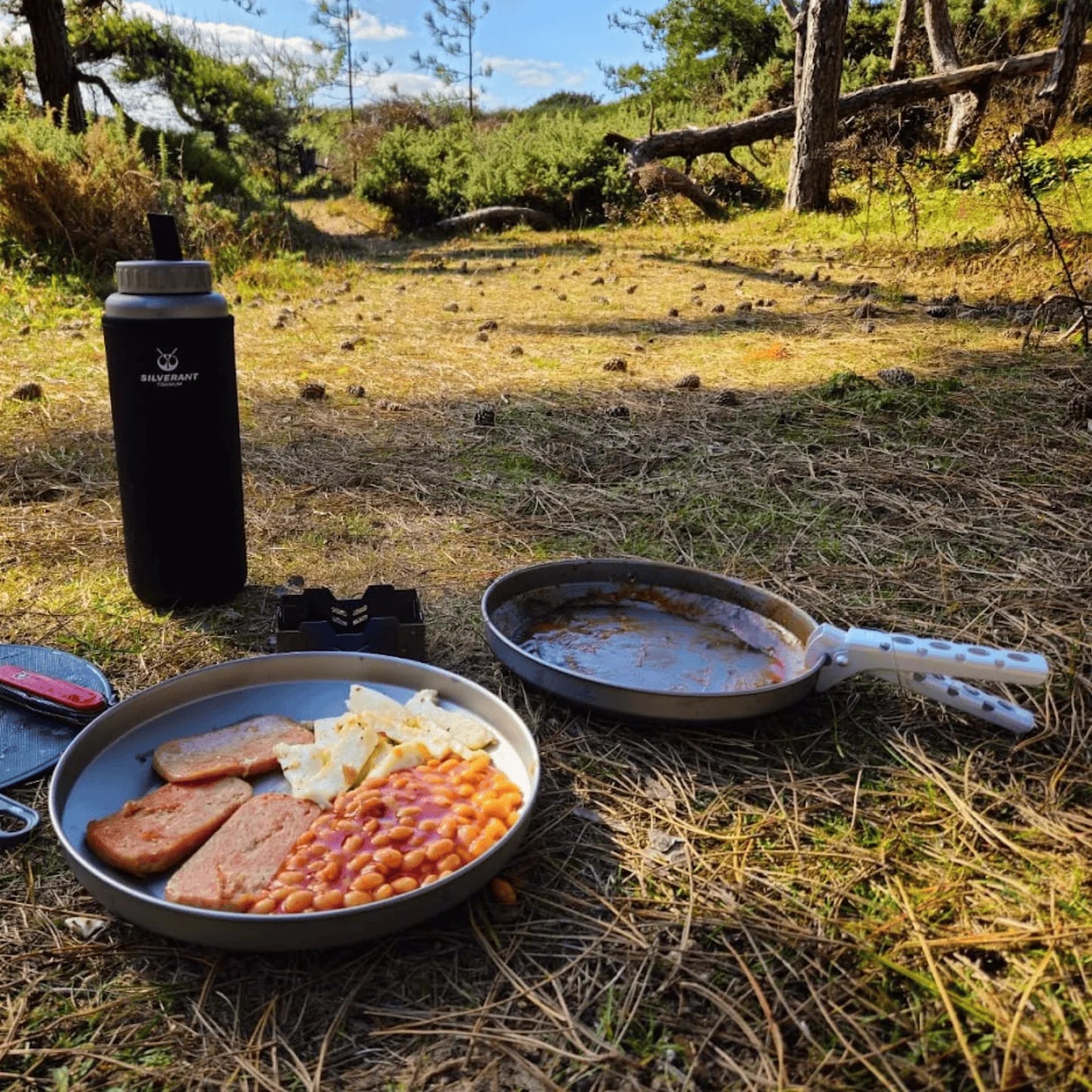 Titanium Camping Plate – 1200 ml