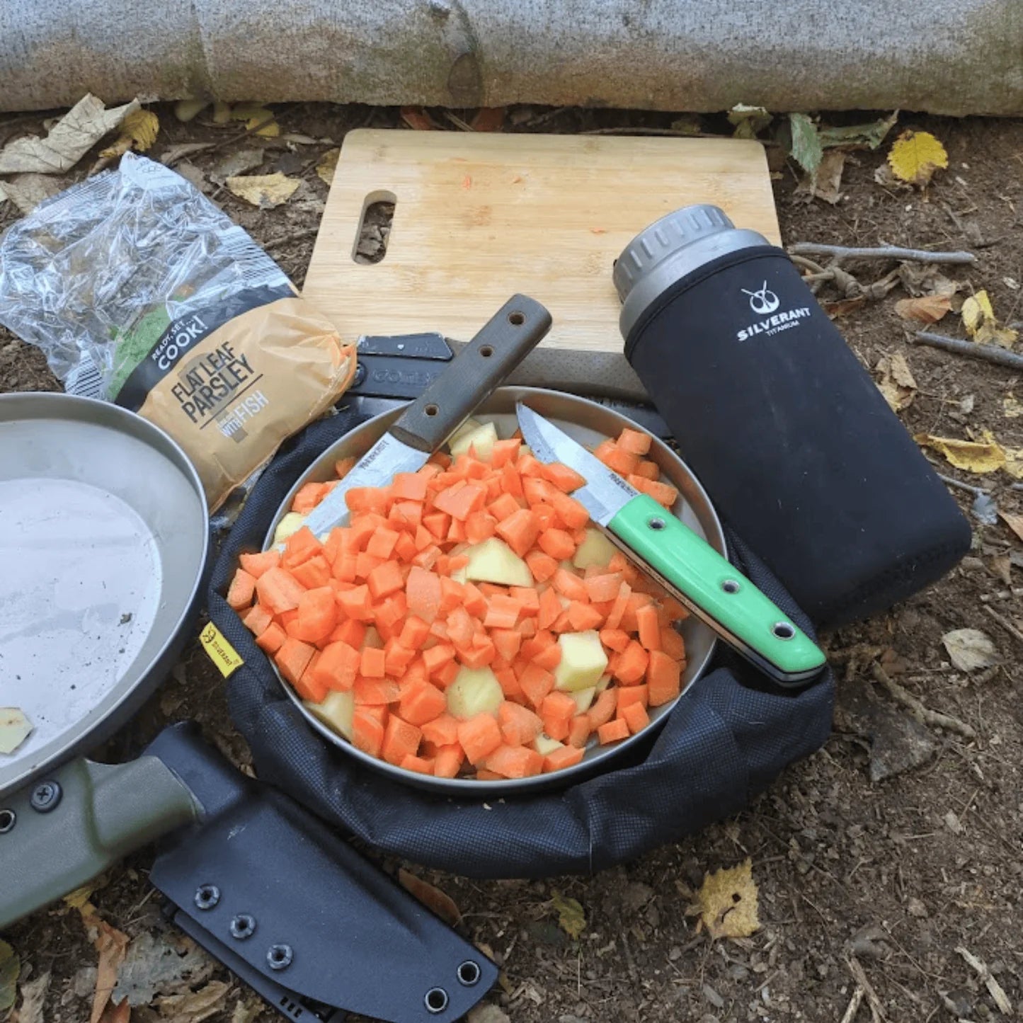 Titanium Camping Plate – 1200 ml