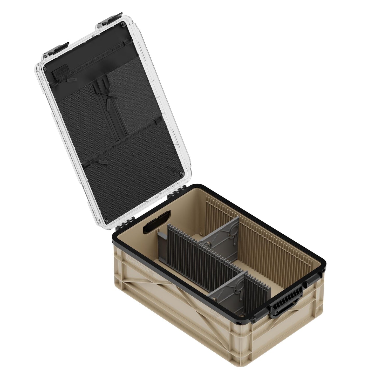 SidioCrate Half-Size Weather-Resistant Storage Crate