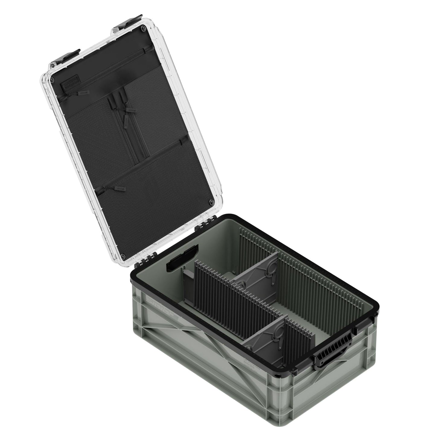 SidioCrate Half-Size Weather-Resistant Storage Crate