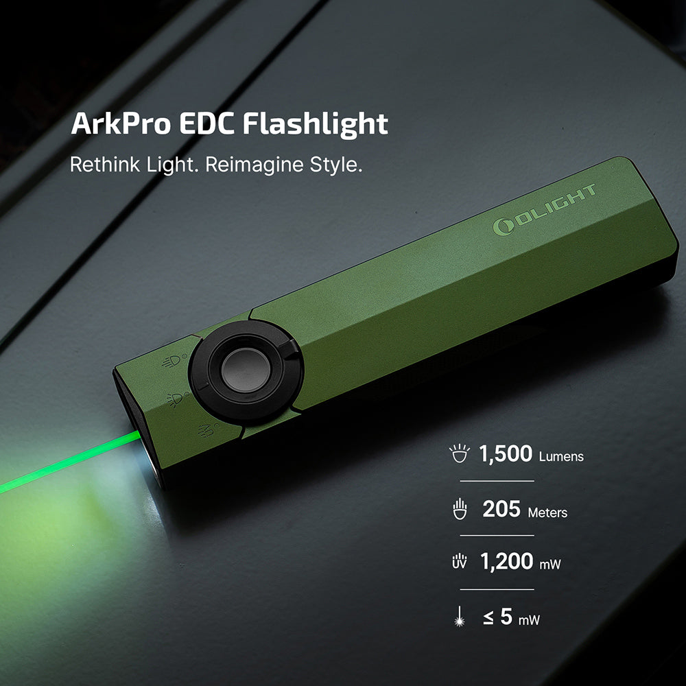 ArkPro EDC Flashlight - OD Green